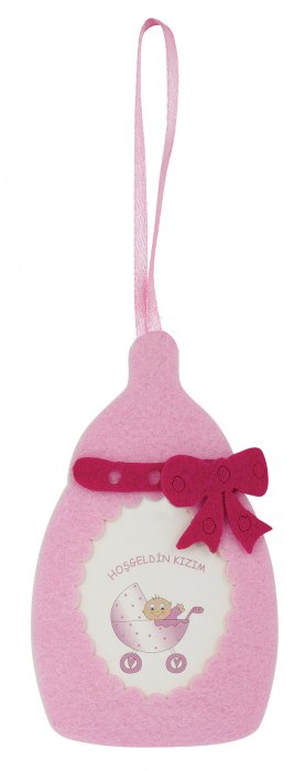 FAVOR BABY BOTTLE TEXTILE PINK