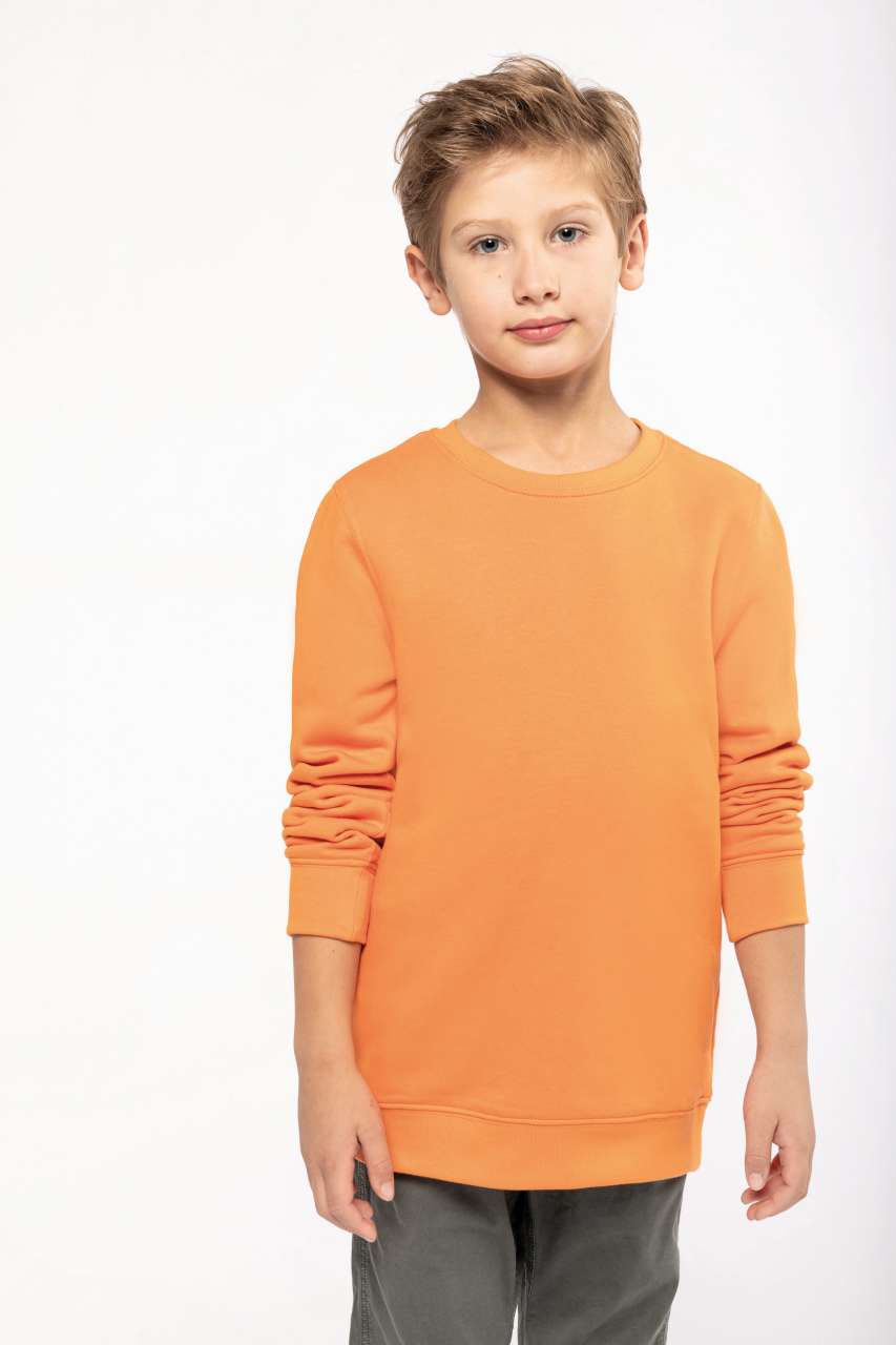 KIDS' ECO-FRIENDLY CREW NECK SWEATSHIRT