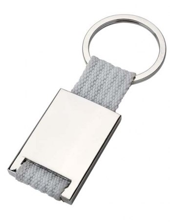 KEYCHAIN SATIN - NYLON GREY