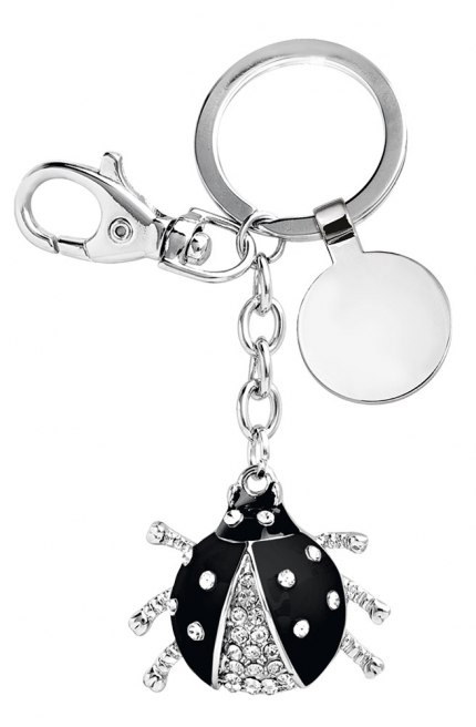 KEYCHAIN BLACK LADYBIRD - NO BOX