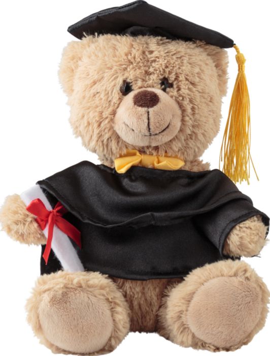 Plush graduation bear Magnus