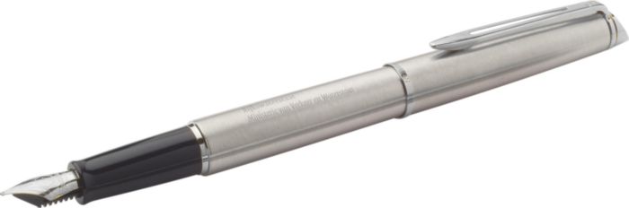 Waterman stainless steel fountain pen