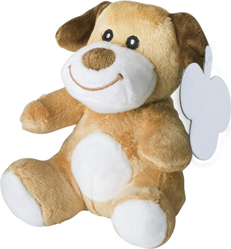 Plush toy dog Valentina