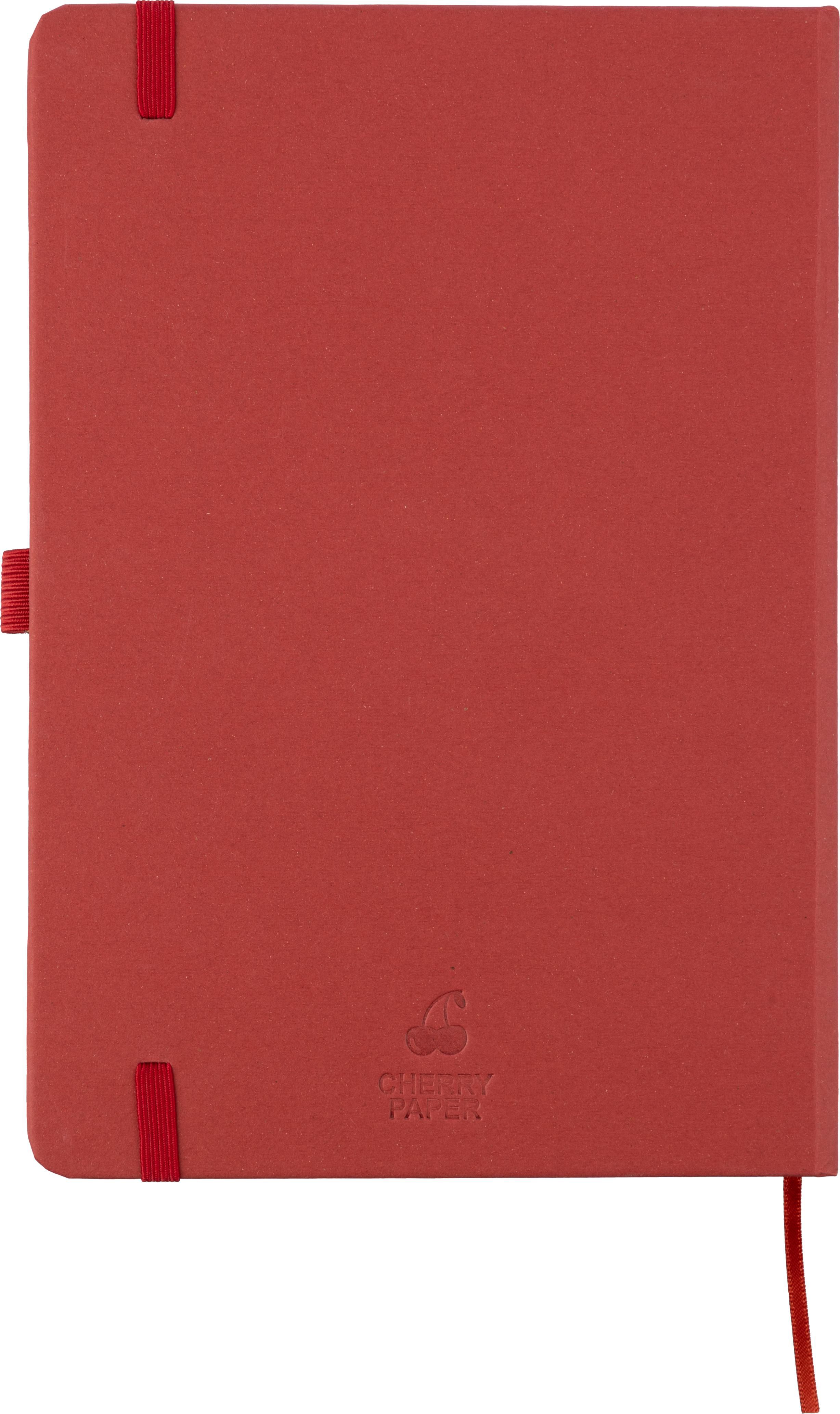 Recycled biowaste and carton notebook A5 Gertrud