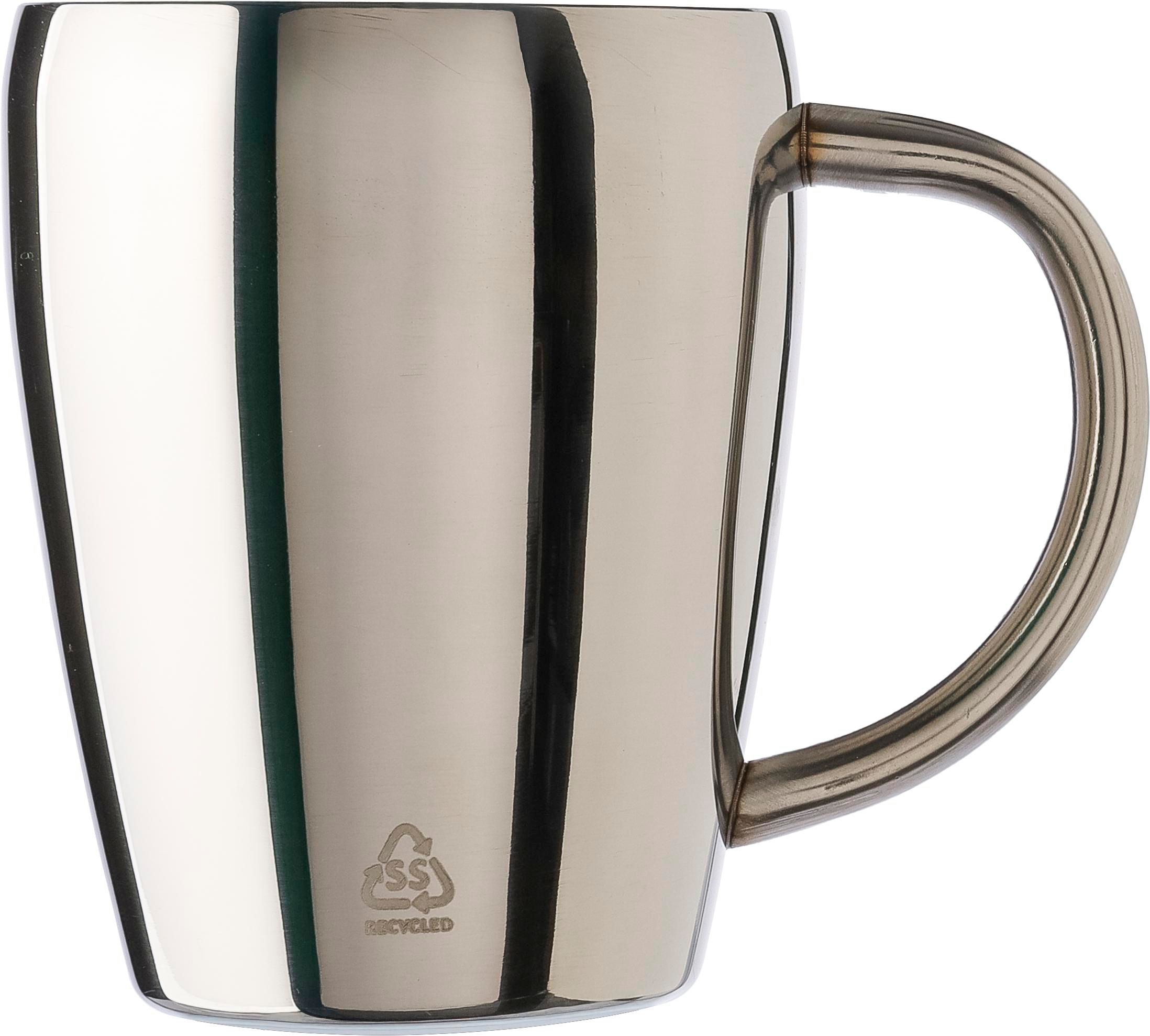 Recycled  stainless steel double walled mugs Naya