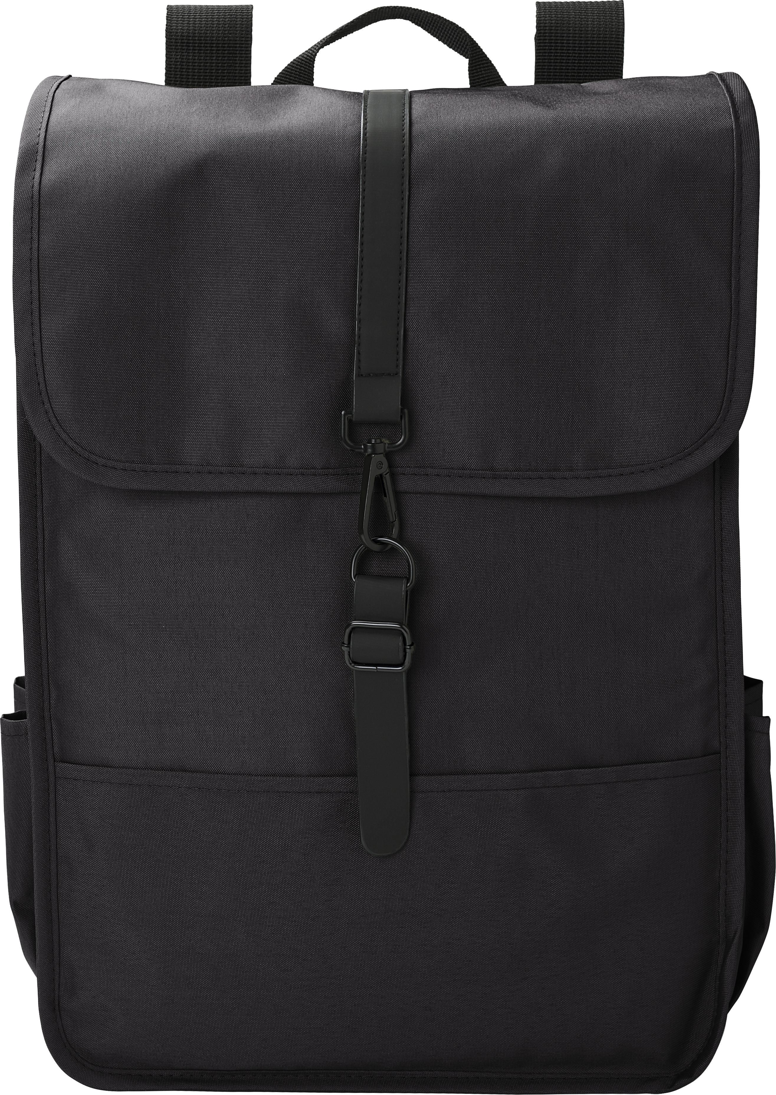 rPET Polyester (300D) flap backpack Lyric