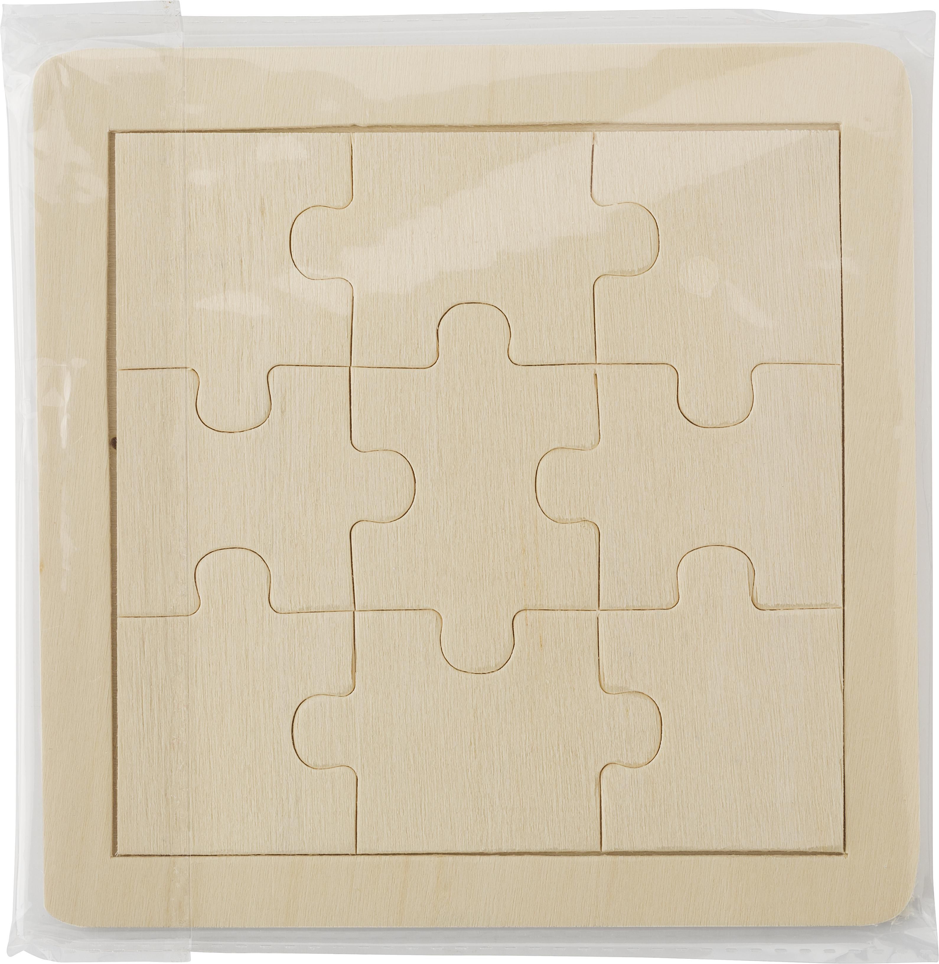 Wooden nine piece puzzle Alvaro