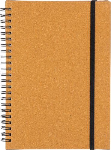 Recycled leather notebook A5 Egon