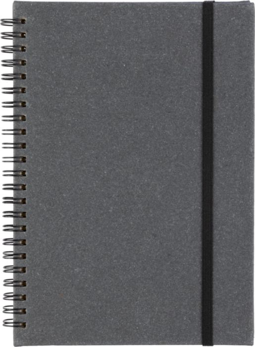 Recycled leather notebook A5 Egon