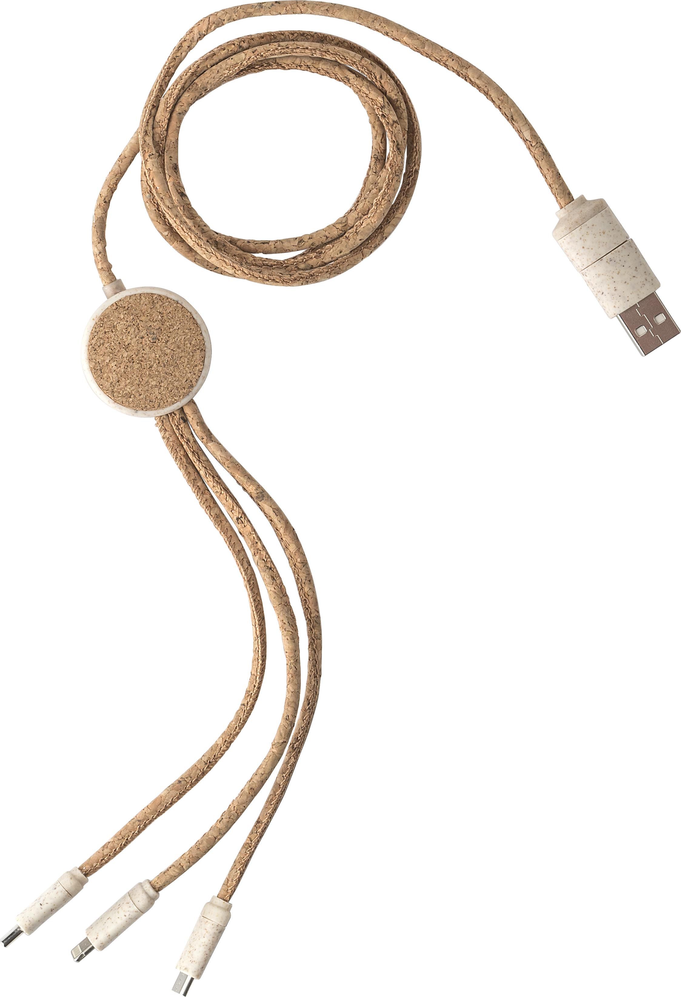 Stainless steel charging cable Gemma