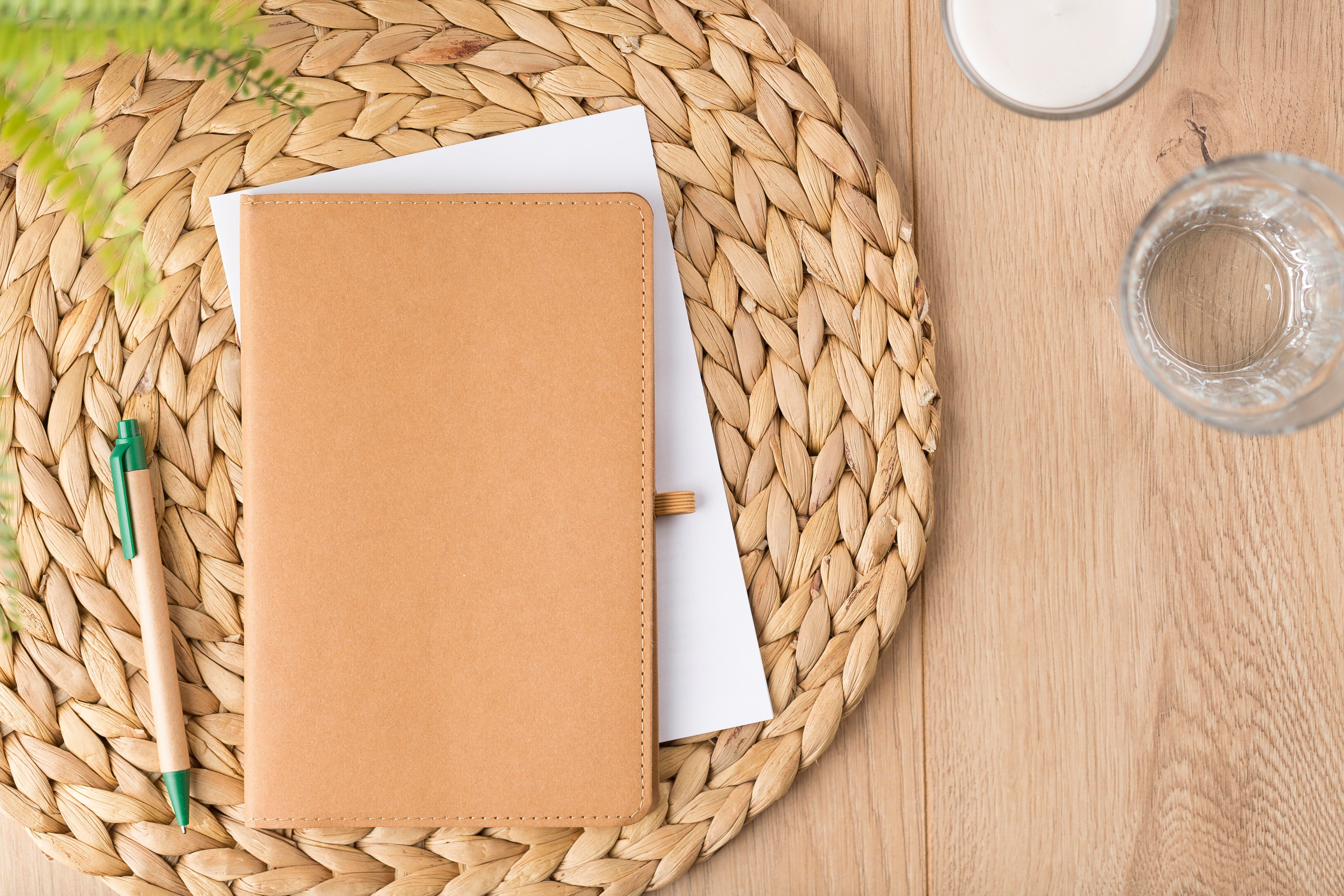 Washed kraft paper notebook Johanna