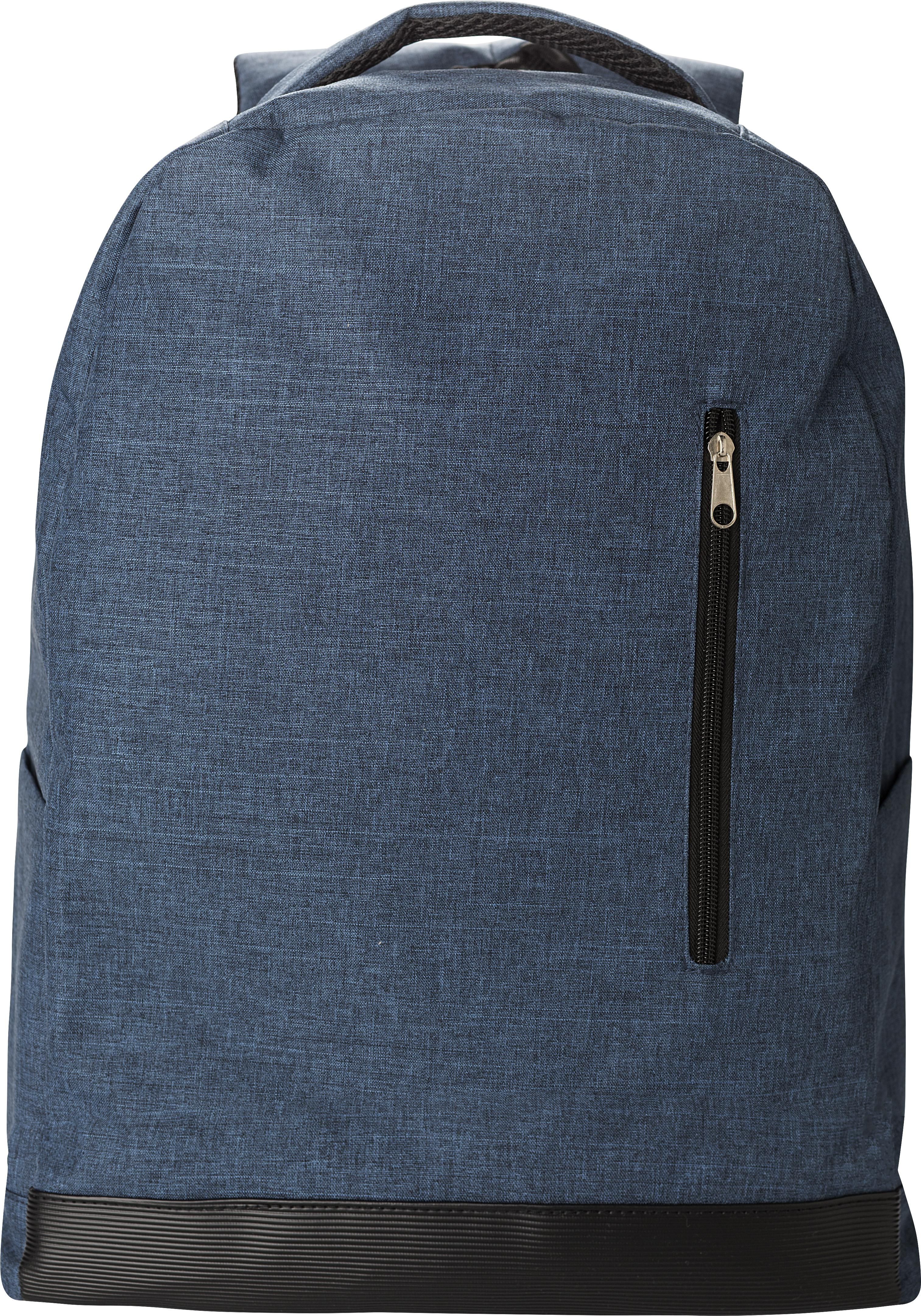 Polyester rPET (600D) backpack Celeste