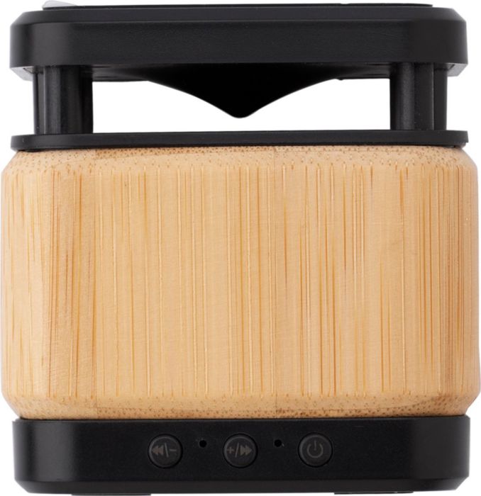 Bamboo and ABS wireless speaker and charger Nova