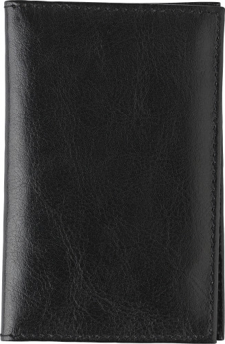 Split leather credit card wallet Lee