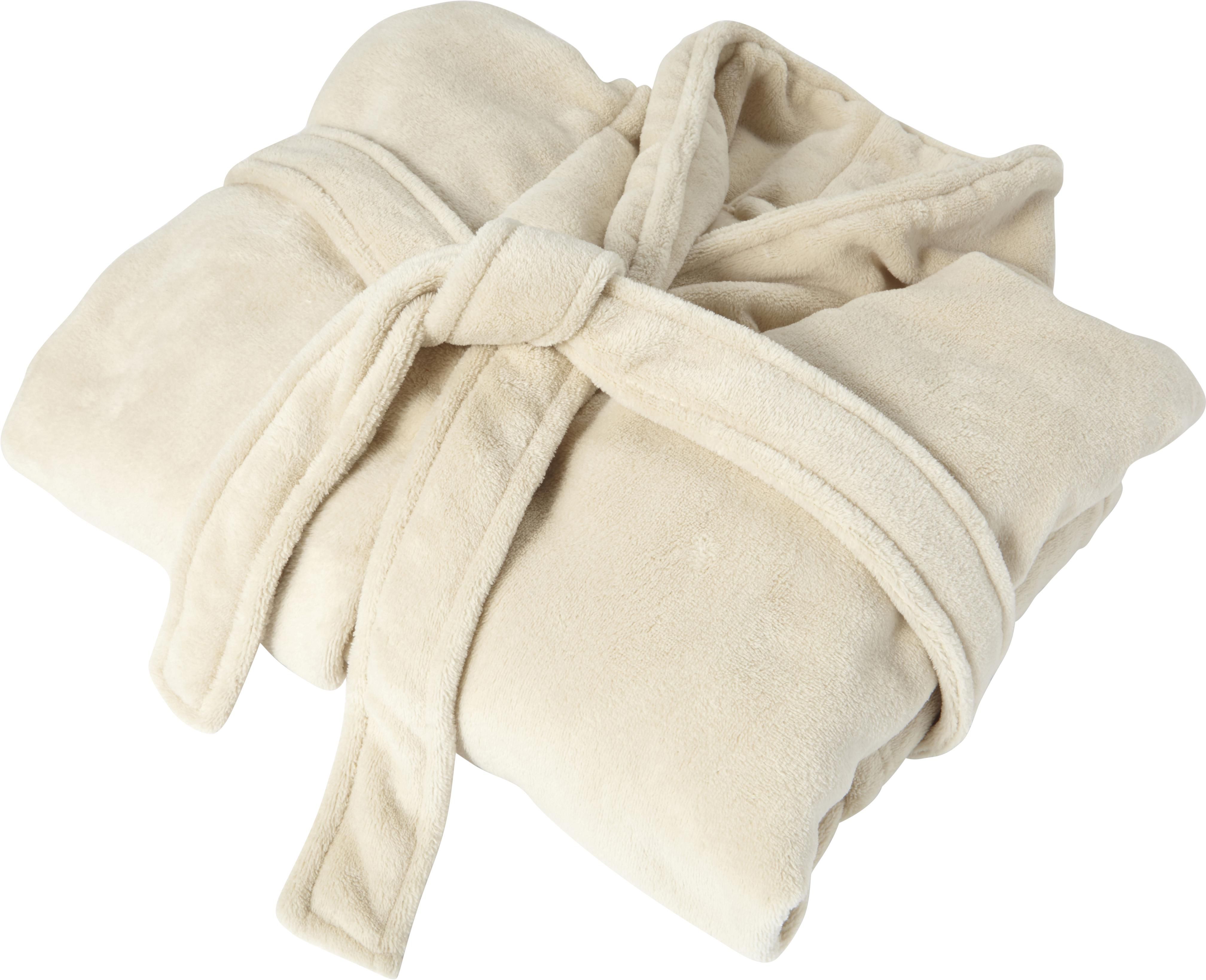 Fleece (210 gr/m²) bathrobe Derek