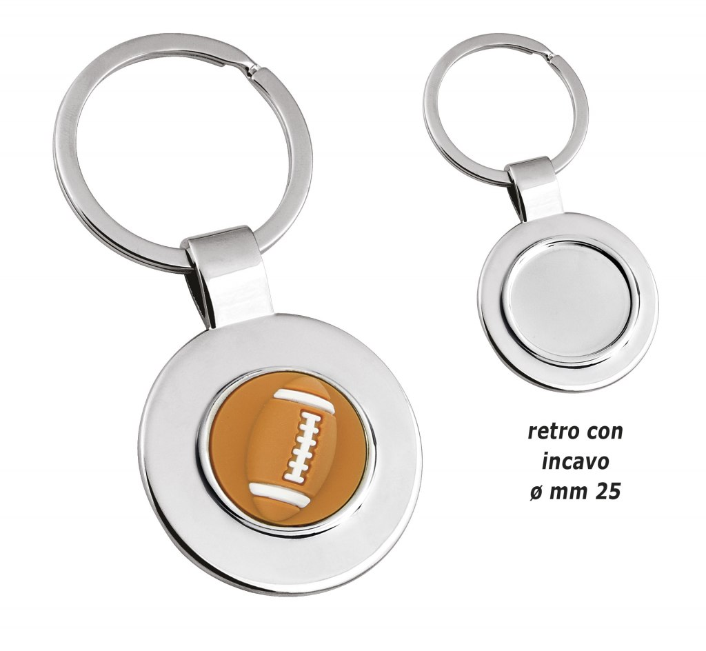 KEY CHAIN RUGBY WITH HOLLOW