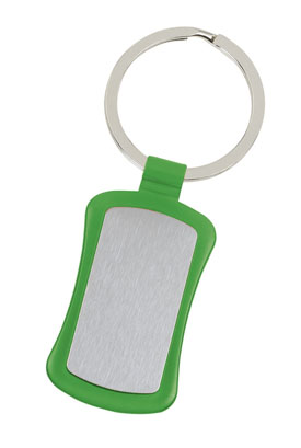 GREEN METALLIC KEY RING NEO