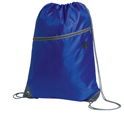 BLEU POLYESTER BACKPACK CROSSY