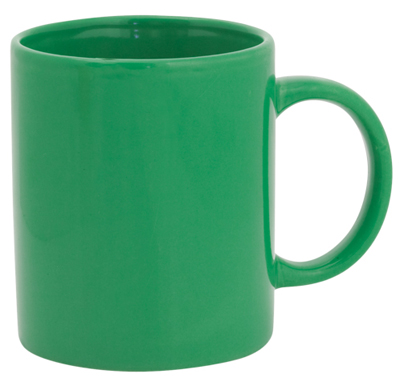 GREEN CERAMIC MUG FINDER