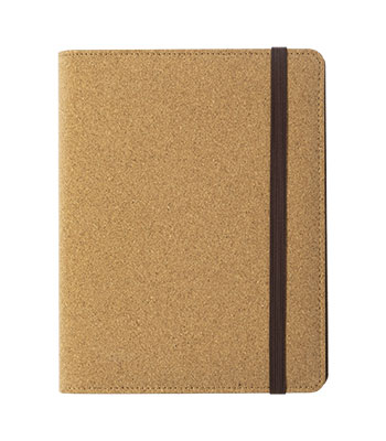 NATURAL CORK CHARGER NOTEPAD TOSKAN