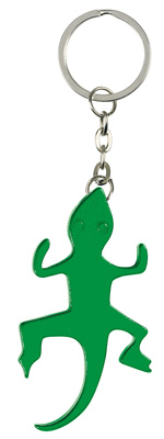 GREEN ALUMINIUM KEY RING IBIZA