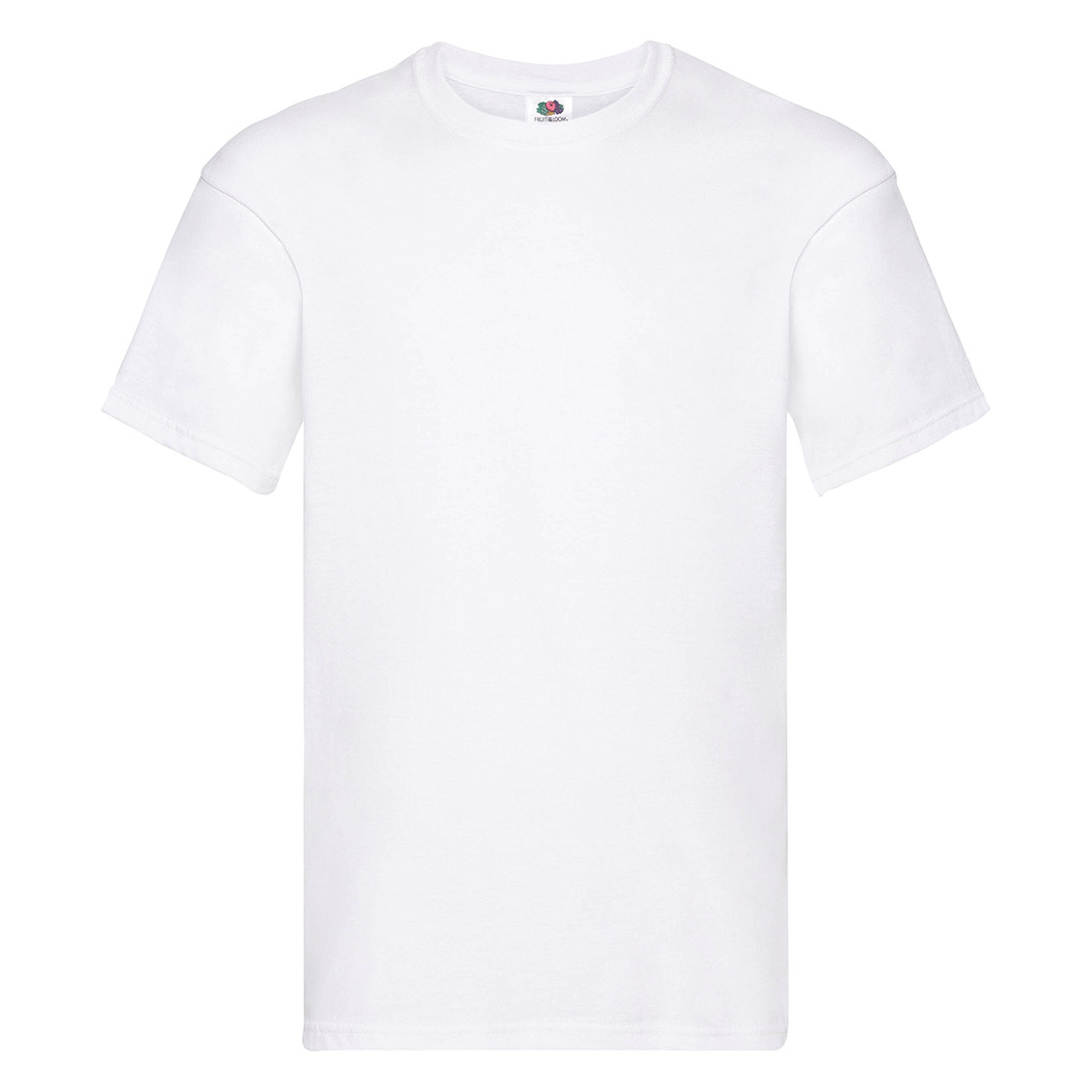 100% COTTON SHORT-SLEEVED T-SHIRT ORIGINAL WHITE- 3XL