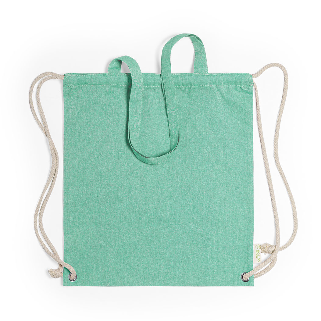 GREEN DRAWSTRING BAG FENIN