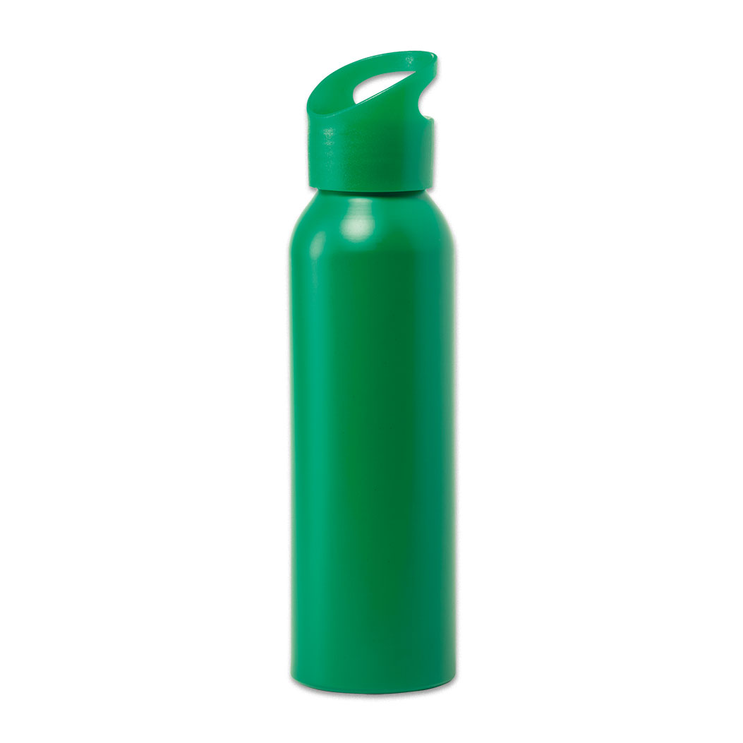 GREEN ALUMINIUM BOTTLE 600ML RUNTEX