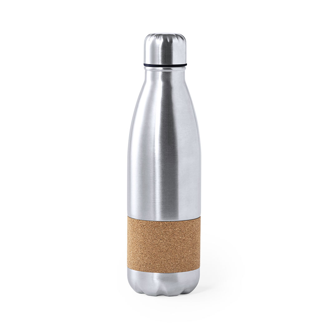 STAINLESS-STEEL/CORK FLASK SEREOK