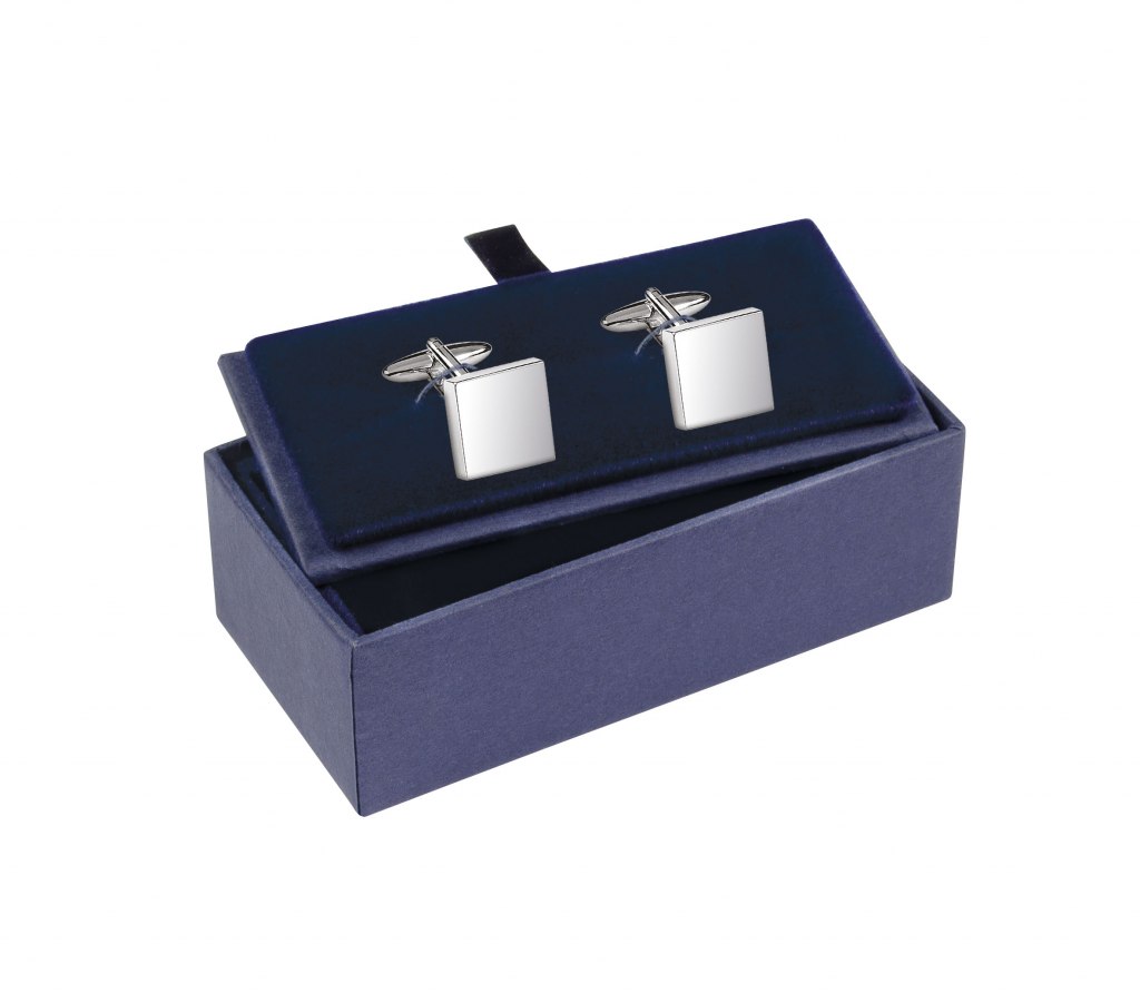 BLUE BOX 80X40X28 MM FOR CUFFLINKS