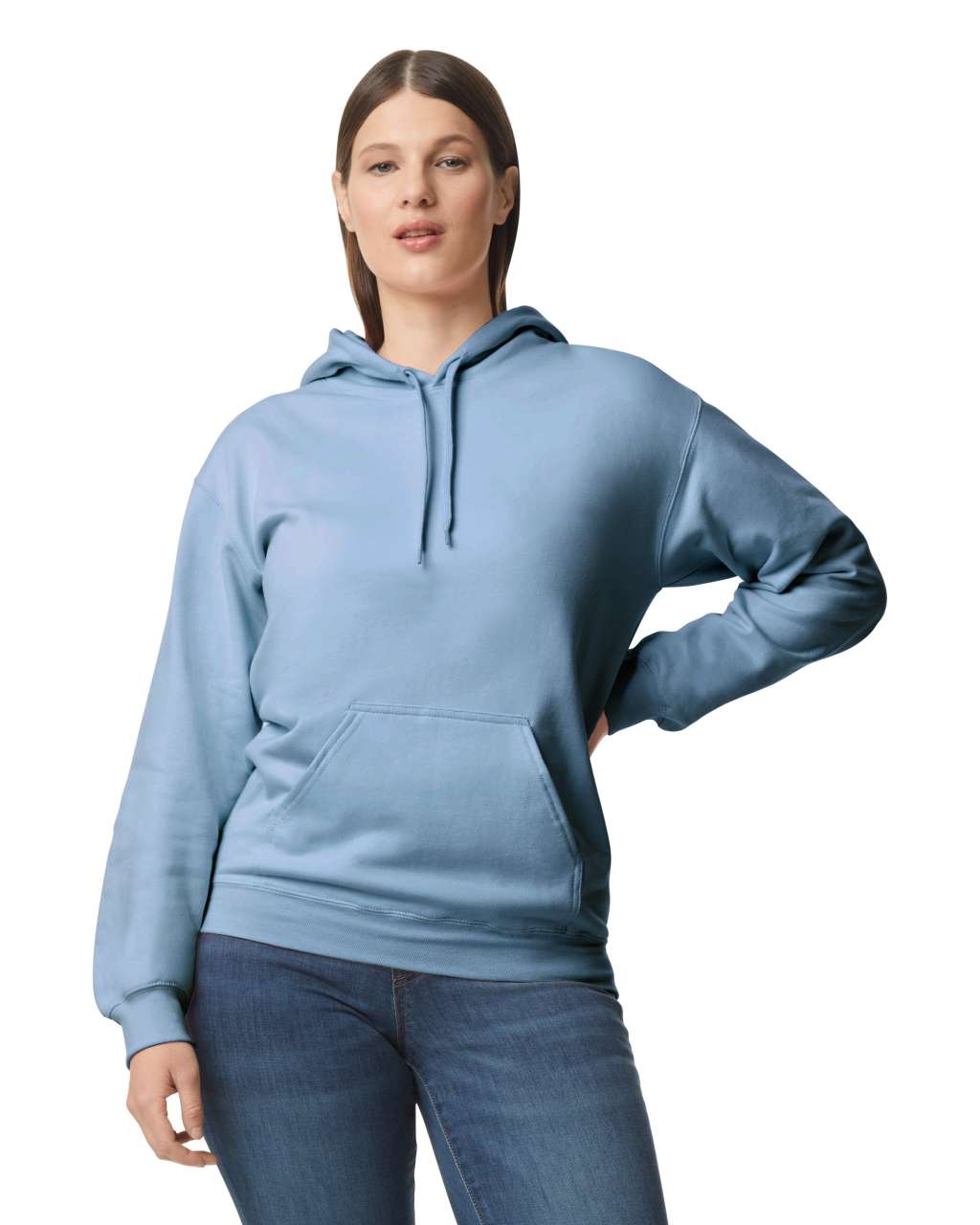 SOFTSTYLE® MIDWEIGHT FLEECE ADULT HOODIE