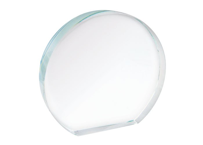 HALF-ROUND GLASS d=110x100 - h=19