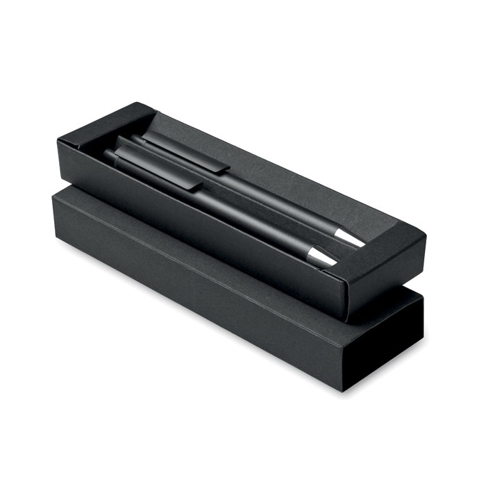 Recycled aluminium pen set