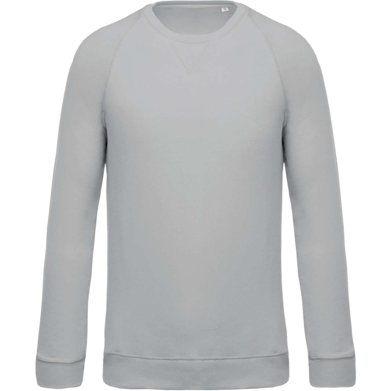 MEN'S ORGANIC COTTON CREW NECK RAGLAN SLEEVE SWEATSHIRT