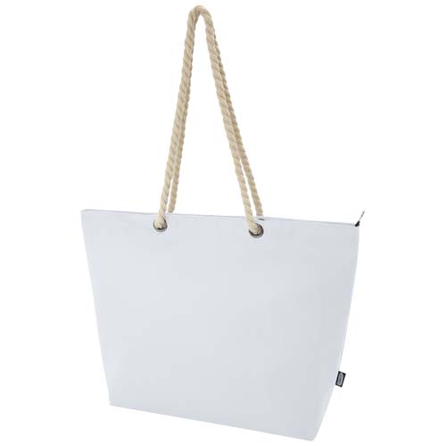 Panama GRS recycled beach cooler tote bag with cord handles 23L