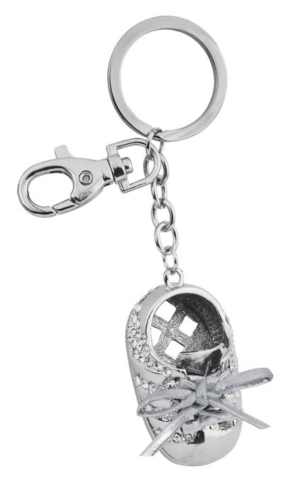 KEY CHAIN SHOE W/SILVER TIES - NO BOX