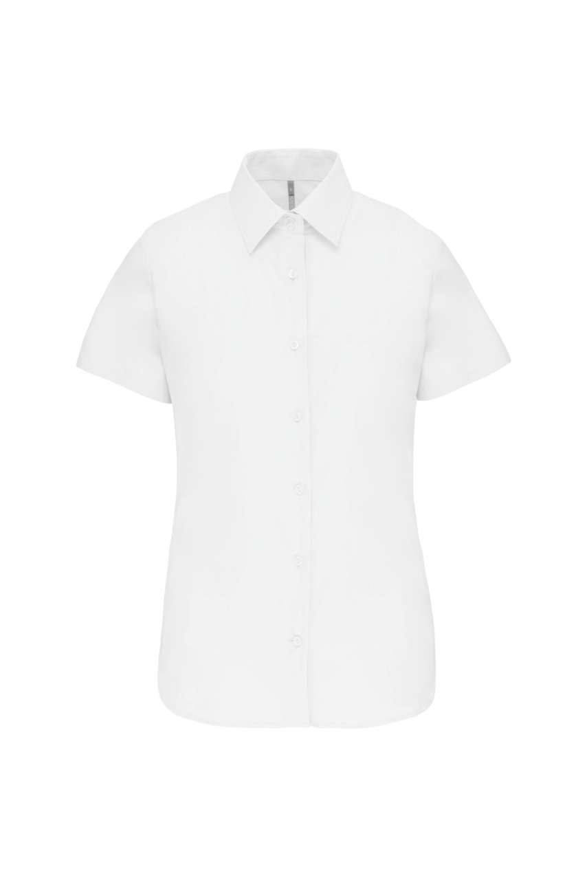 LADIES' SHORT-SLEEVED OXFORD SHIRT