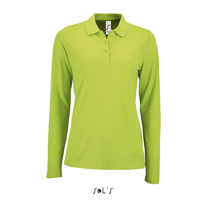 SOL'S PERFECT LSL WOMEN - LONG-SLEEVE PIQUÉ POLO S