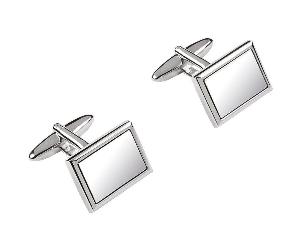 RECTANGLE CUFFLINKS 13x19 mm NO BOX