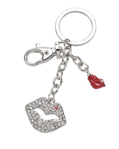 KEYCHAIN LIPS WITH STRASS - NO BOX