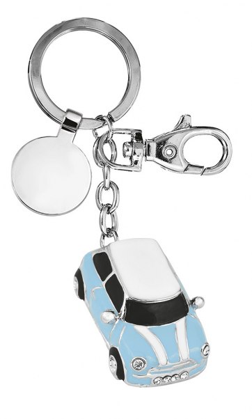 KEY CHAIN CAR LIGHT-BLUE - NO BOX