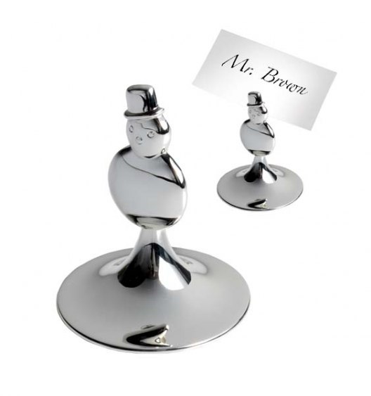 SNOWMAN PLACE CARD HOLDER - 65mm