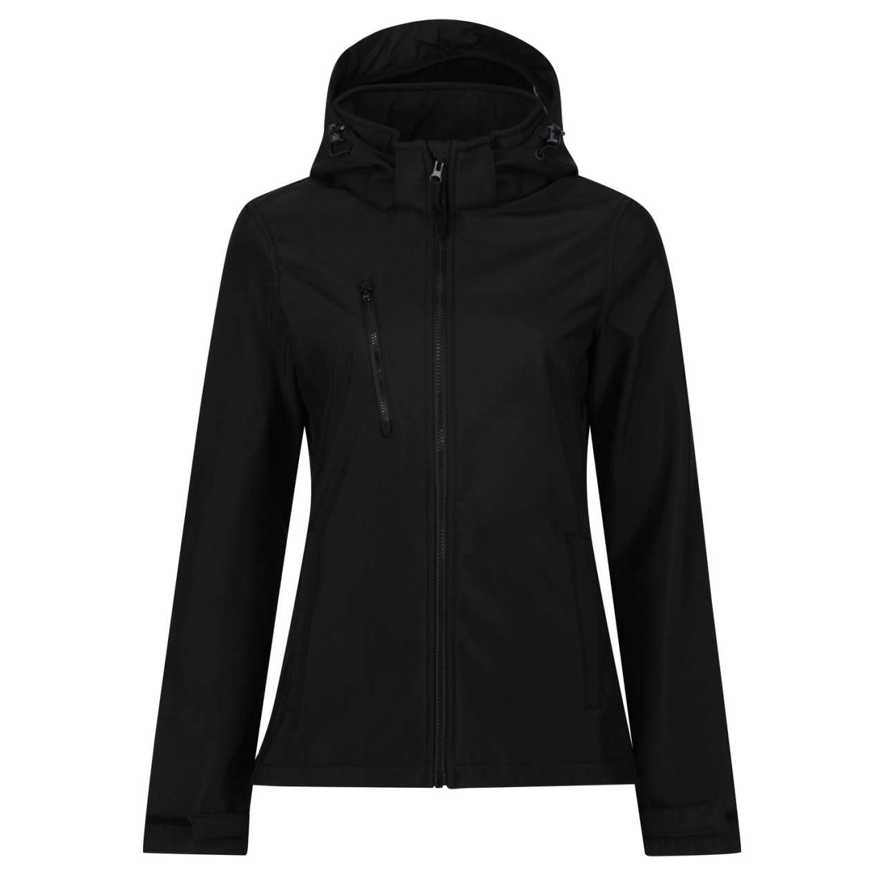 WOMEN'S VENTURER 3 LAYER HOODED PRINTABLE SOFTSHELL JACKET