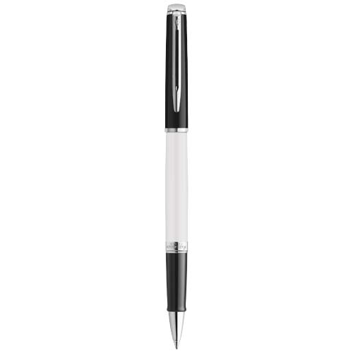 Hemisphere colour blocking rollerball pen with palladium trim (black ink)