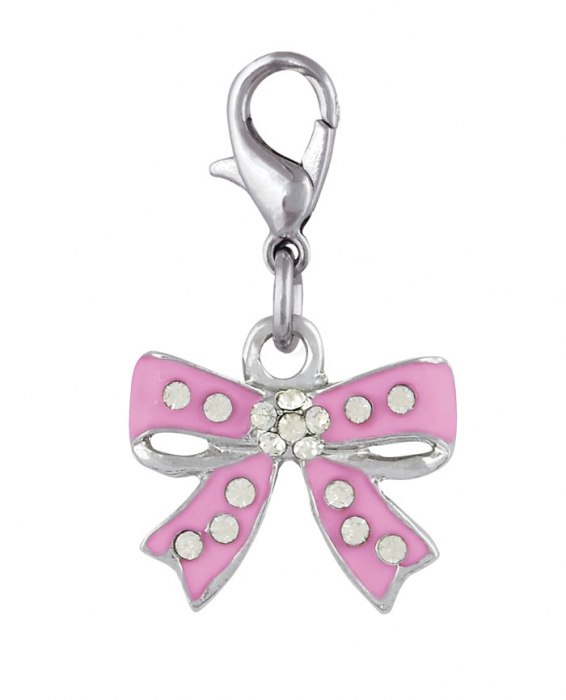 CHARM - BOW PINK