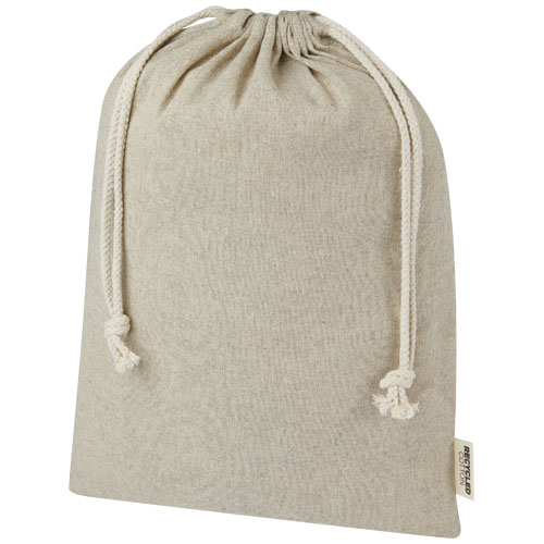 Pheebs 150 g/m² GRS recycled cotton gift bag large 4L