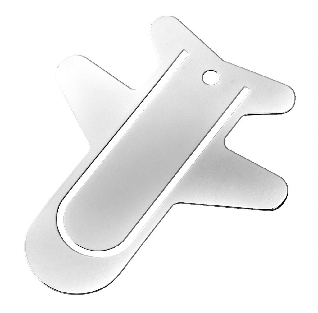 BOOKMARK AIRPLANEPLANE SMALL - 53x62 mm