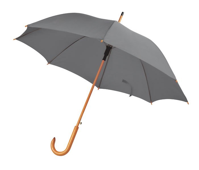 UMBRELLA GREY WOODEN HANDLE d=105 cm