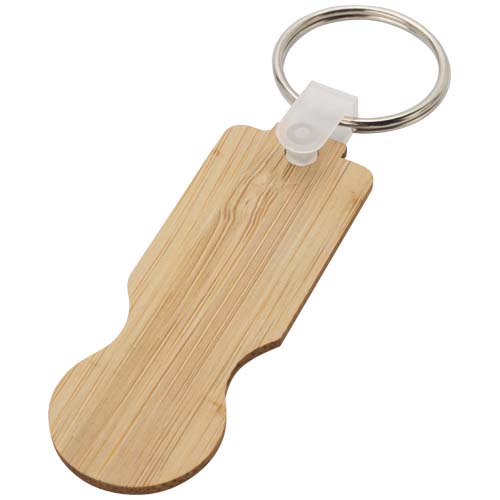 Ronan bamboo trolley keychain