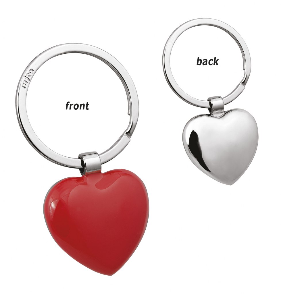 KEY CHAIN HEART - NO BOX